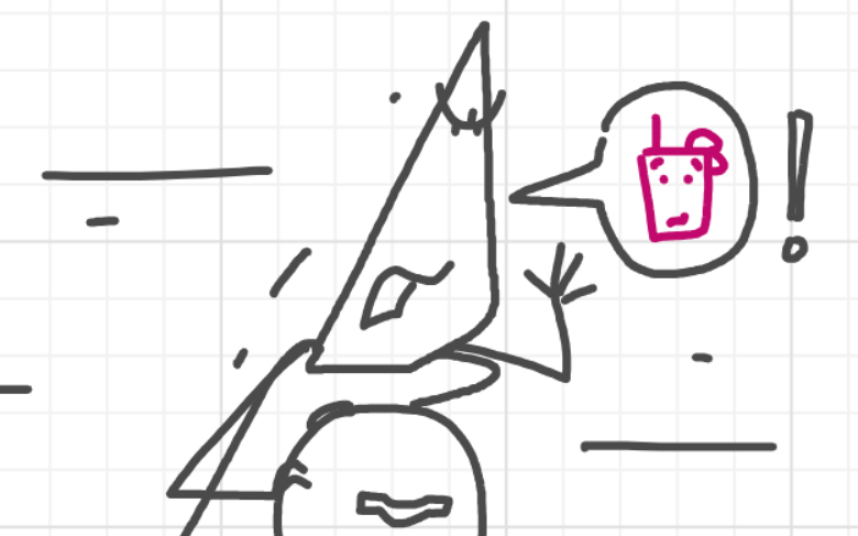 A panel from I've Been Everywhere, Man, episode nine of the Board Boards object show by Furretwalk/WalkingFurret.